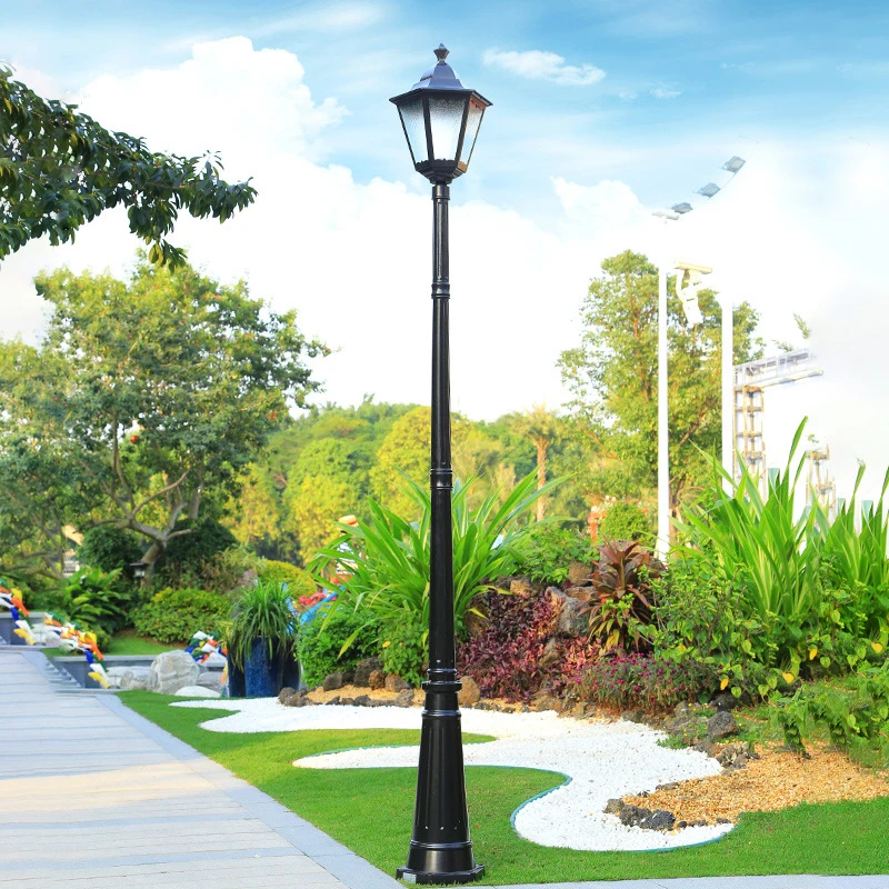 European lawn light garden light community villa landscape light outdoor waterproof street lamp retro garden lamp 3 meters