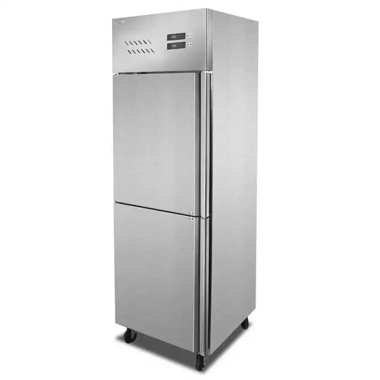 Manufacturer Commercial Stainless Steel refrigeration industrial freezer kitchen 2 door freezer frizer refrigerator