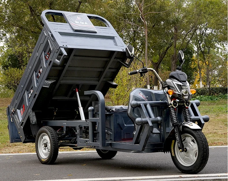China low price load electric tricycle 60V/1000W used for cargo transportation