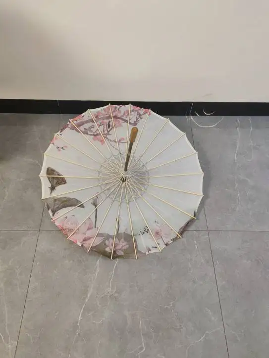 White paper umbrella wedding deco umbrella chinese oil paper umbrella