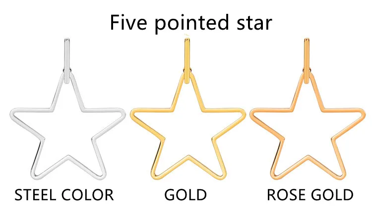 European and American fashion asymmetric titanium steel square bar pendant earrings