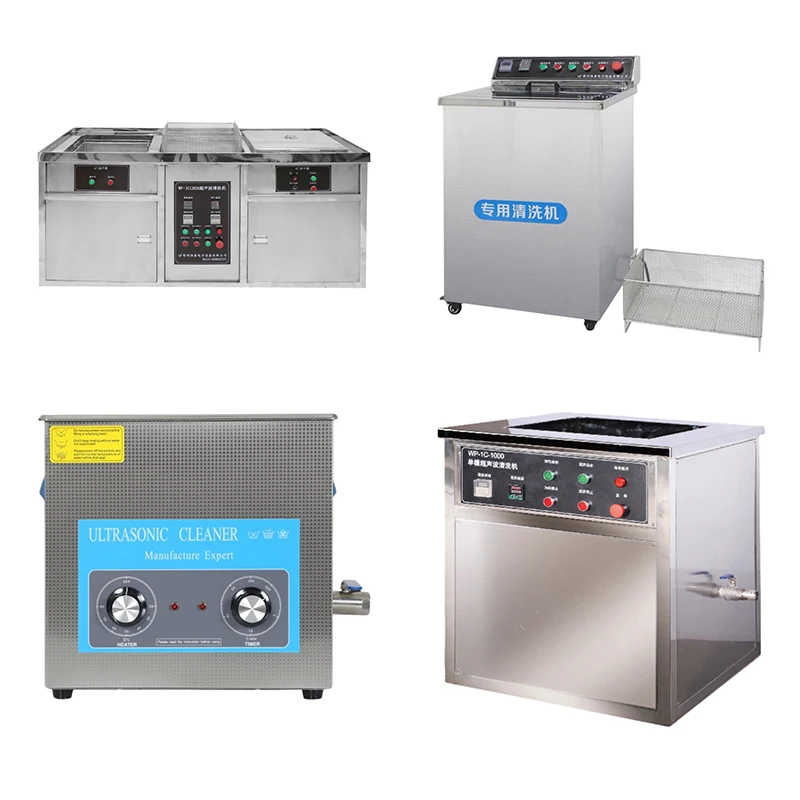 8KW 260kg three-tank ultrasonic cleaning machine for cleaning plastics and metals