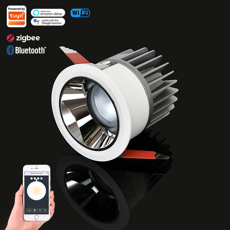 Новый дизайн светодиодный модуль Downlight черный Tuya затемняемый глубокий отель Waterpoof Ip65 вниз свет