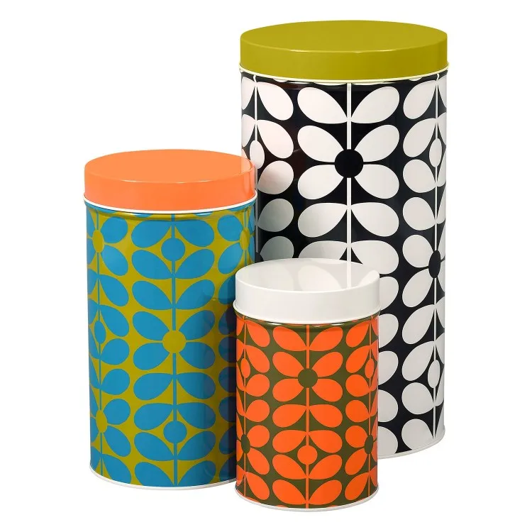 wholesale ceremony gift metal box tea bag tin box set manufacturer customize round shape packaging tin box