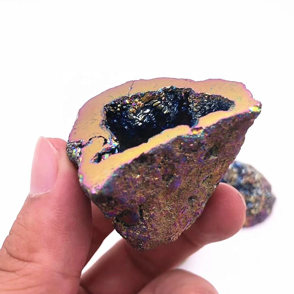 Wholesale natural gemstone quartz healing crystal color agate geode