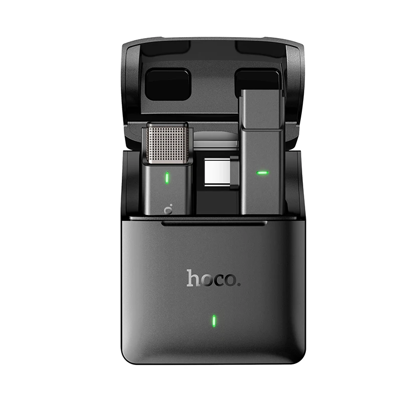 hoco. S31 Hot Wireless Microphone 2.4Ghz mini Mic for Mobile TV Singing Sports Live Stream