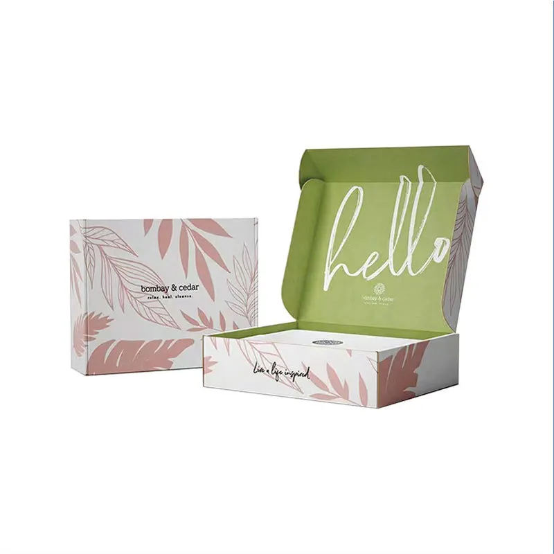 Three layers of corrugated paper extra hard aircraft box wholesale colorful clothing jewelry express packaging box paper box