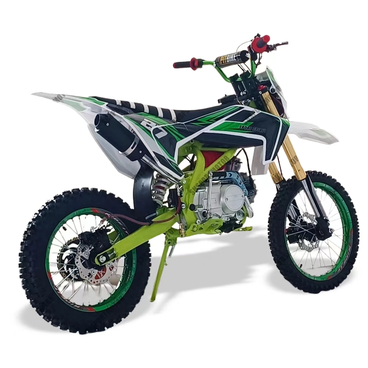 Мотоцикл для взрослых мотоцикл 125cc мотоциклетный 4-тактный бензиновый внедорожный передний 17-дюймовый задний 14-дюймовый