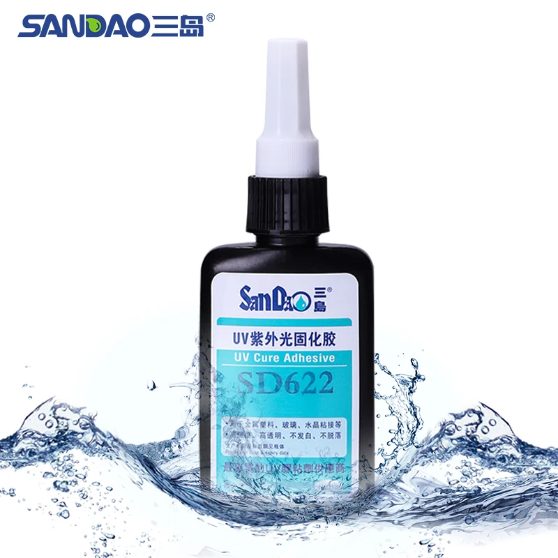 High Transparent SD622 New Products Diamond Glass Repair UV Glue Curing Adhesive Resin Clear