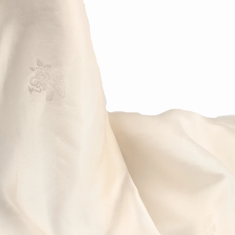 Chinese traditional totem jacquard pure 100 satin silk jacquard fabrics for Hanbok Kimono