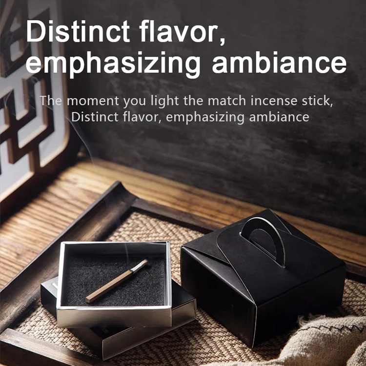 Home Fragrance Products Sandalwood Powder Matches Sandalwood Incense Sticks Matches Custom Natural Private Label Incense