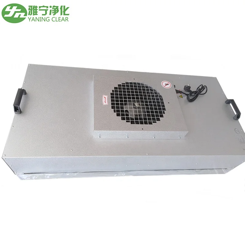 YANING High Efficiency FFU Fan Filter Unit Laminar Air Flow Clean Room Ceiling HEPA for Mushroom Cultivation & Laboratory Use