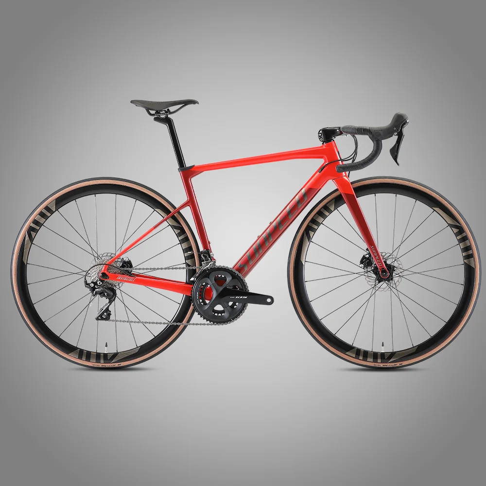 China bicicletas disc brake roadbike 700C bicicleta with 105 R7000 22spd groupset