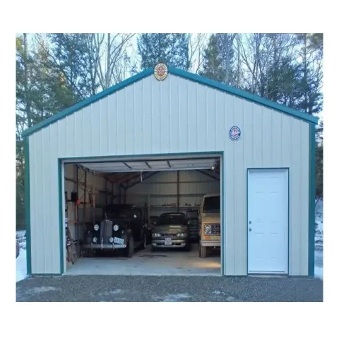 Outdoor 2-Car Shed  Carport with PVC Shelter Arched Polycarbonate Roof Waterproof Metal Garage for Parking