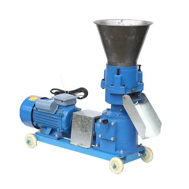 small mini poultry chicken chick fish pig goat cattle cat animal pellet making pelletizer mill feed processing machine