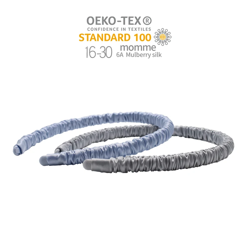 Non toxic large Silk Scrunchies for Hair Elastic Hair Bands Premium Scrunchie Hair Ties