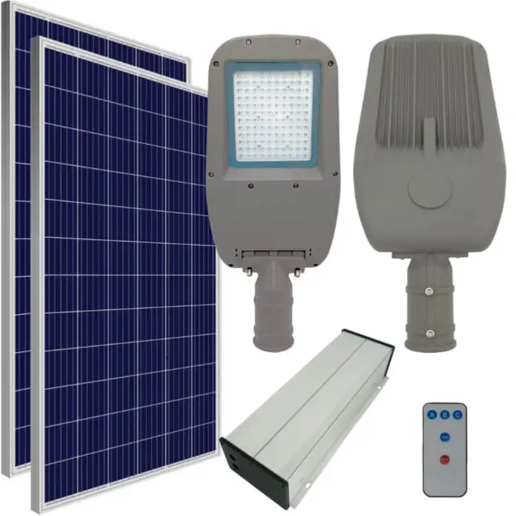 Hybrid Waterproof Dusk to Dawn Lamparas Yard Light Gray Case Shell 50W 70W 100W Module Park Lawn Square Street Project-light