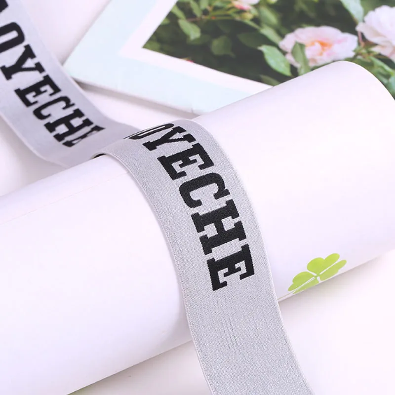 Customized Biodegradable Workout Clothing Brief Leggings Shiny Fold Over Elastic Band For Boxer Shorts