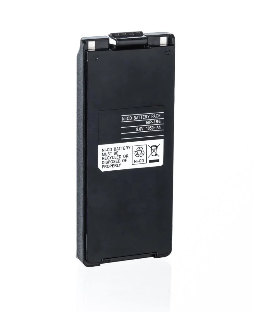 
Hot sale 9.6V NI-CD 1050mAh NI-MH 9.6V 1650mAh 1800mAh rechargeable Battery BP-196 BP-196H for Walkie Talkie ICOM IC-A4 IC-F3 