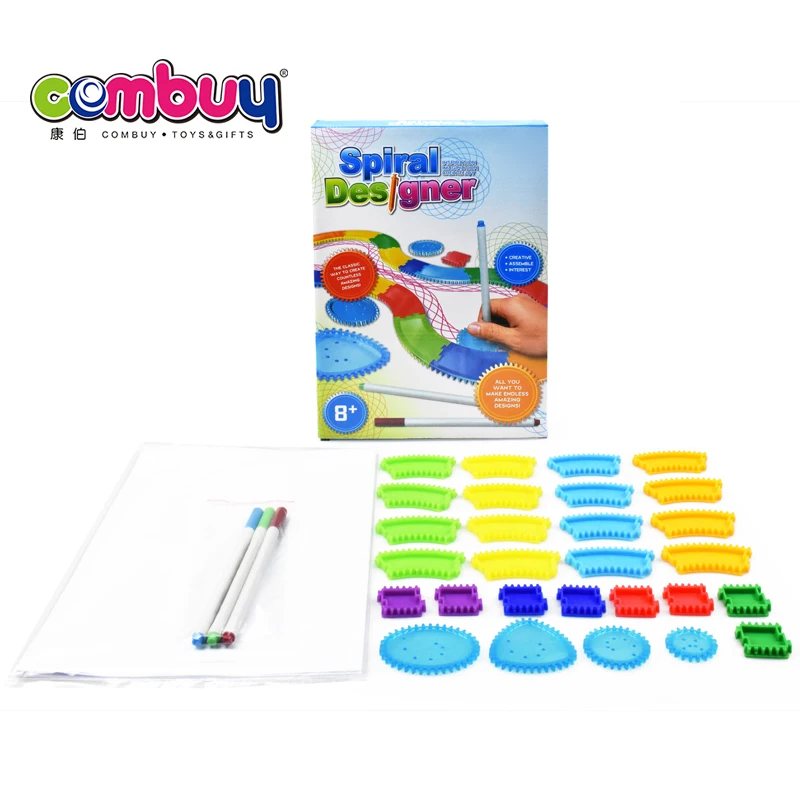 DIY track flower drawing tools geometric spirograph ruler