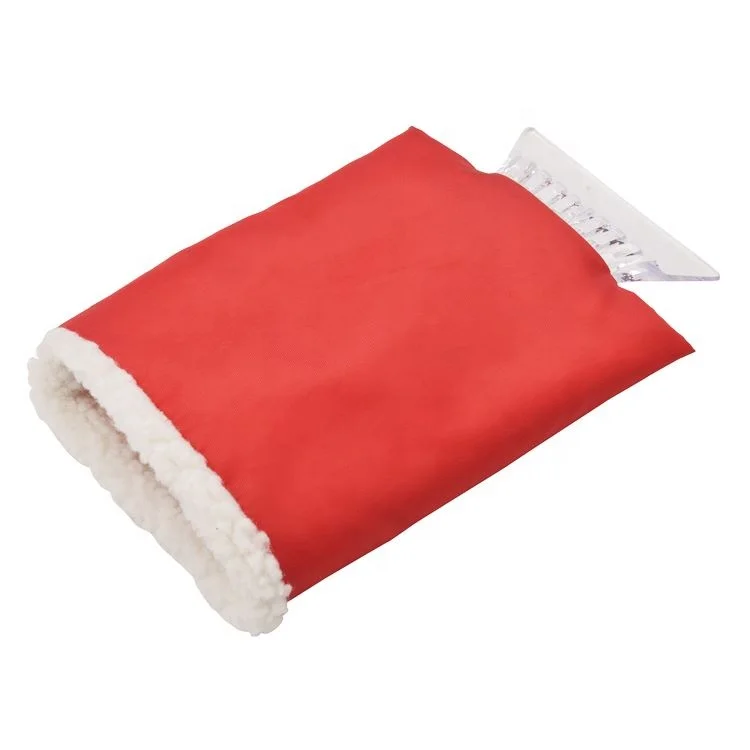 Windshield Scraper Mitt Waterproof Snow Remover Mitt Warming Car Scraper Mitt for Car Windshield