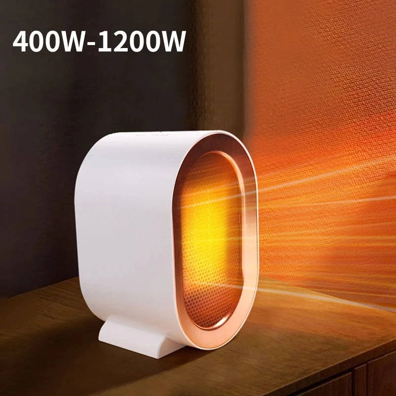 1200W Fast Heating Mini Desktop Room Bed Home Bedroom Low Noise Air Heater Electric Heater