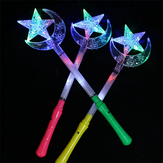 wholesale Glow stick fluorescent starry ball magic stick concert props stalls night luminous led stick
