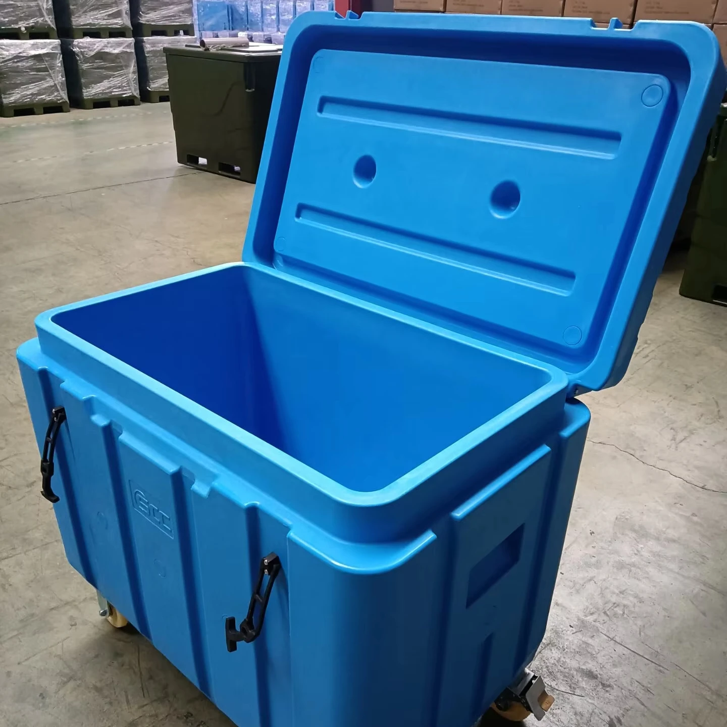 320L Dry Ice Chest Storage Box Plastic Container To Keep Low Temperature Icecream Cold Chain Storage For Dry Ice