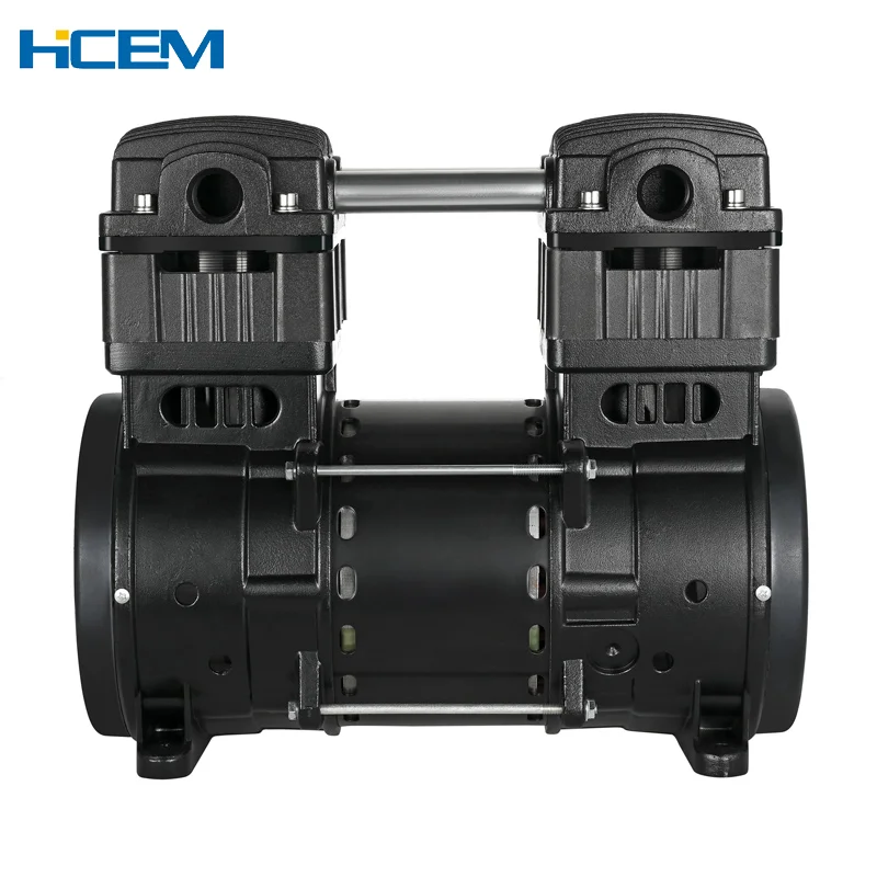 HCEM Oilless 1500W air compressor 8 bar 1400rpm lab use Oil Less air compressor portable mute dental silent  oil free compressor