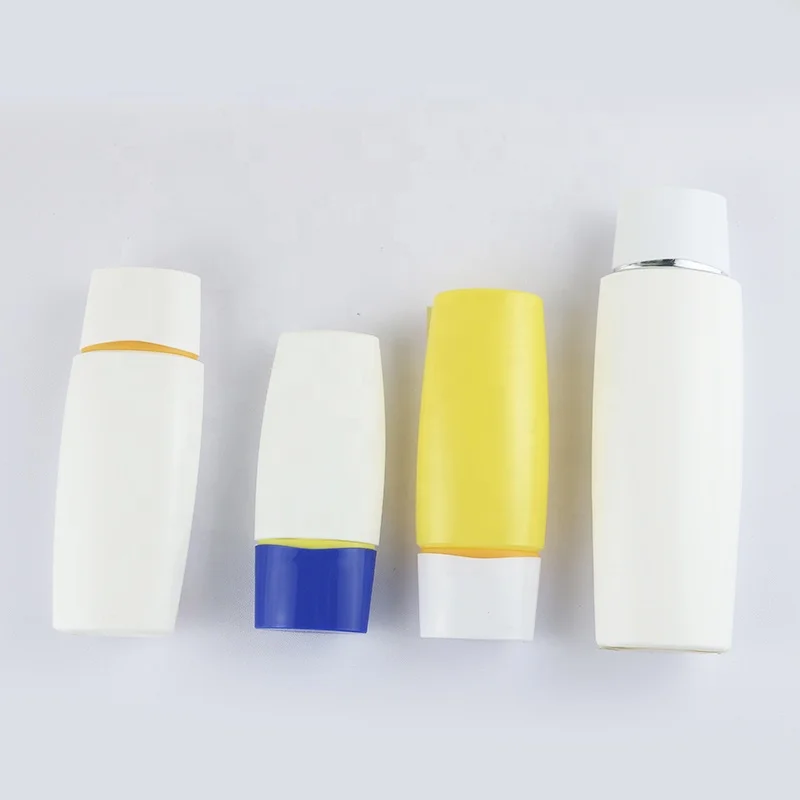Cosmetic milk Packaging nice shape 30ml 45ml 50ml 60ml make-up base plastic empty sunscreen bottle 100 ml