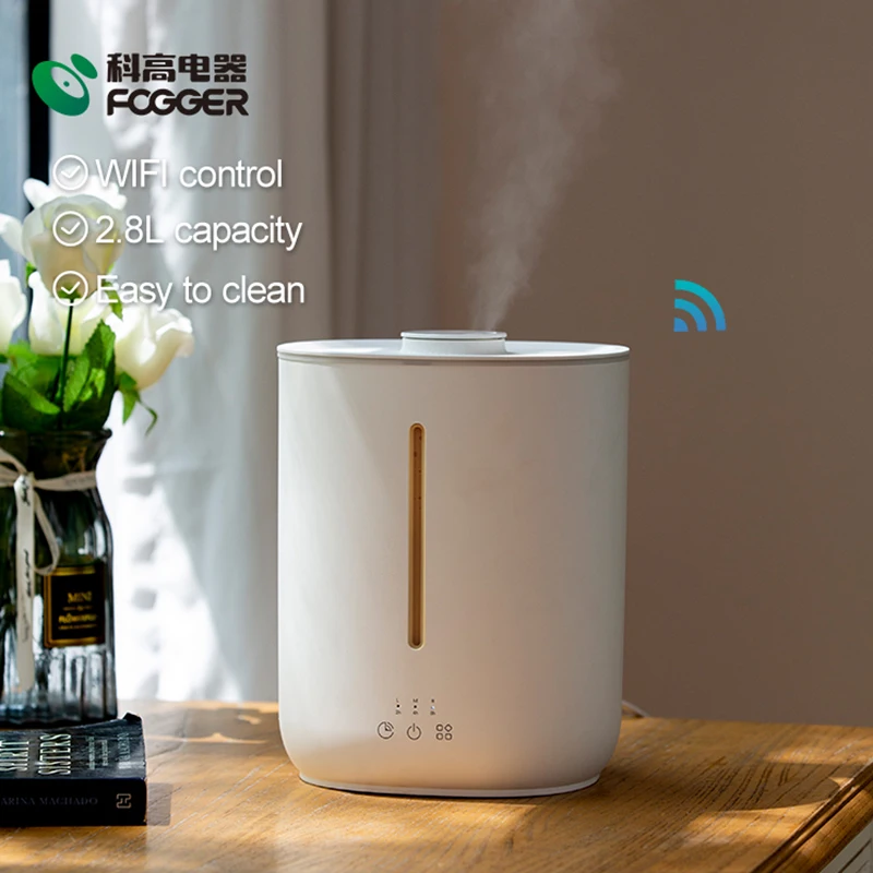 Best Price 2.8L Mini Fogger Incubator Home Appliance Humidifier Wifi Romantic Led Air Humidifier with WiFi