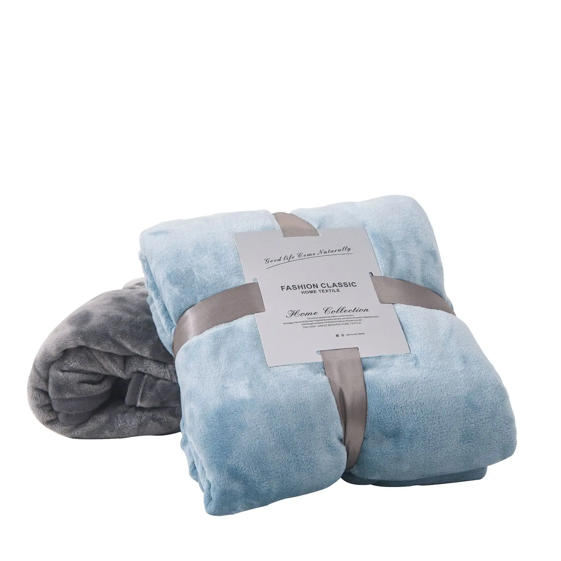 
2021 Hot Sale High Quality Flannel Material Pure Color Customized Baby Security Blanket Baby Blanket Classroom Office Blanket 