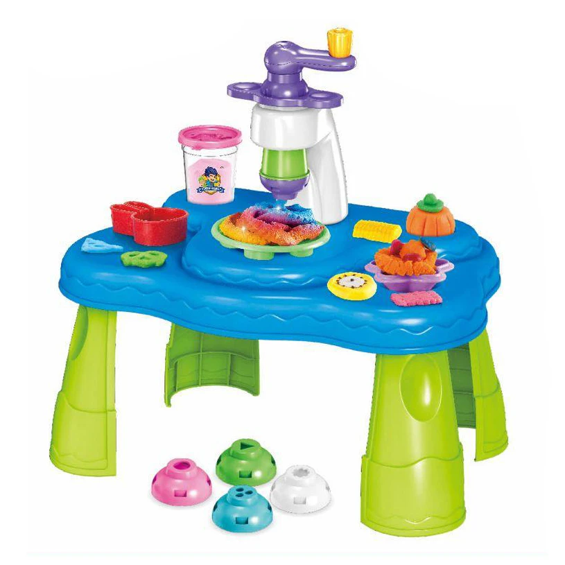 Factory New Food Dessert Diy Mud Table Educational Playdough Toys Set 5D creative color dough clay slime play toy for Kids