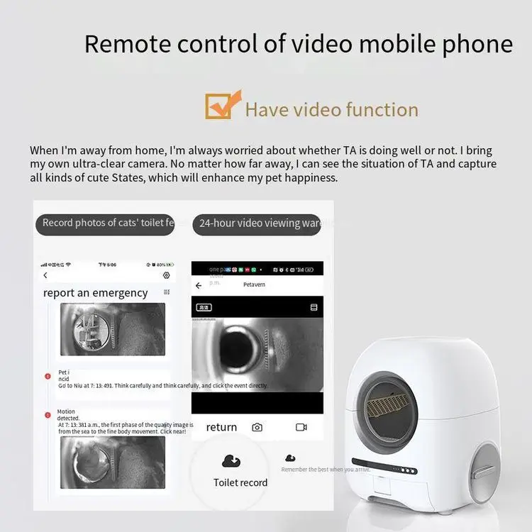 Premium intelligent electric cleaning shovel cat litter basin WIFI version automatic fully enclosed oversized