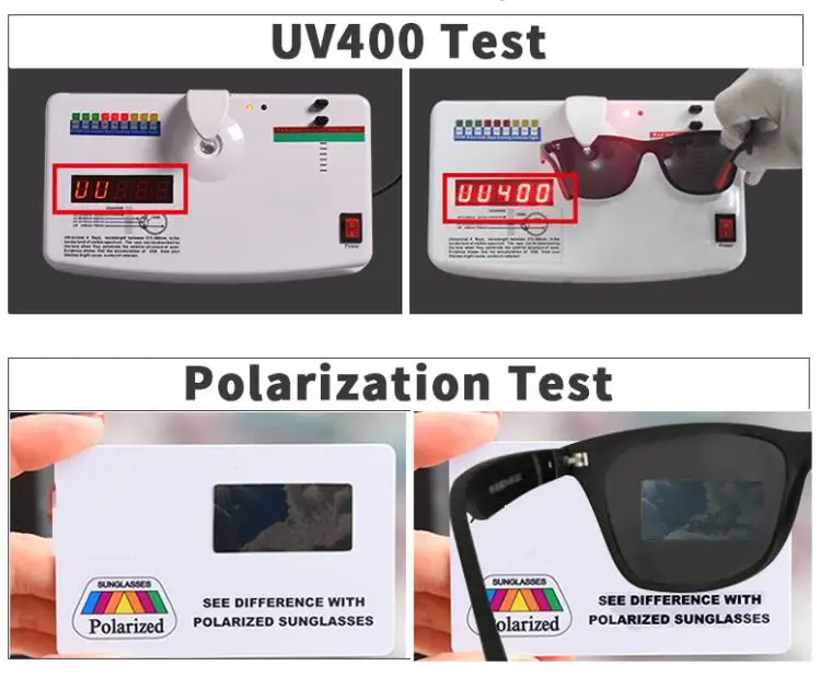 Солнцезащитные очки поляризационные для мужчин и женщин UV-400 роскошные дизайнерские классические в квадратной оправе