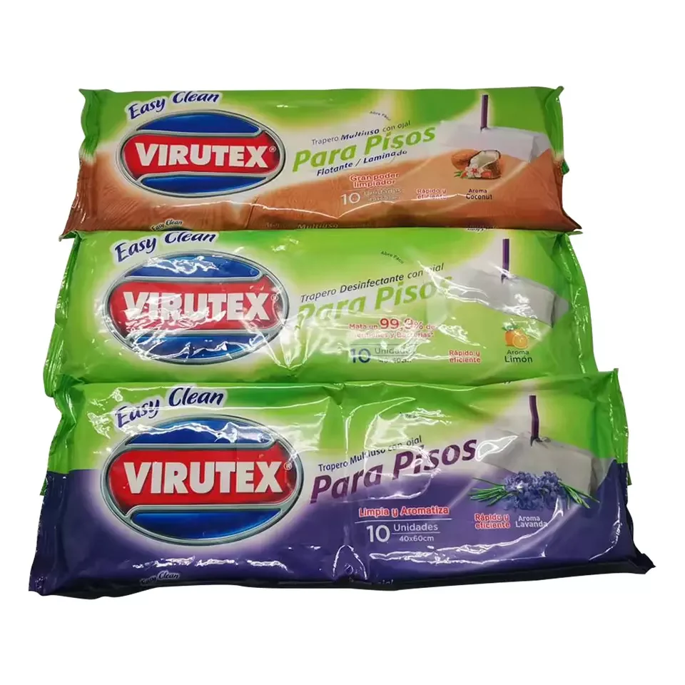 Cleaning products supplies Lavender Fragrance Mopping Cleaning Disposable Household Floor Wet Wipes