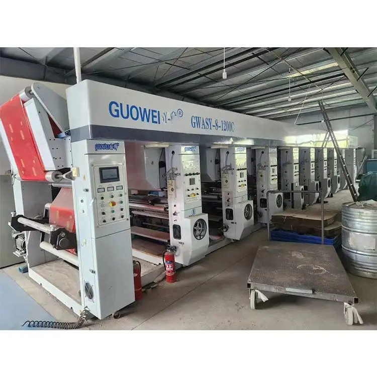 Used Superior Performance High Efficiency Rotogravure Printing Machine With Automatic Grade From Reliable Manufacturer