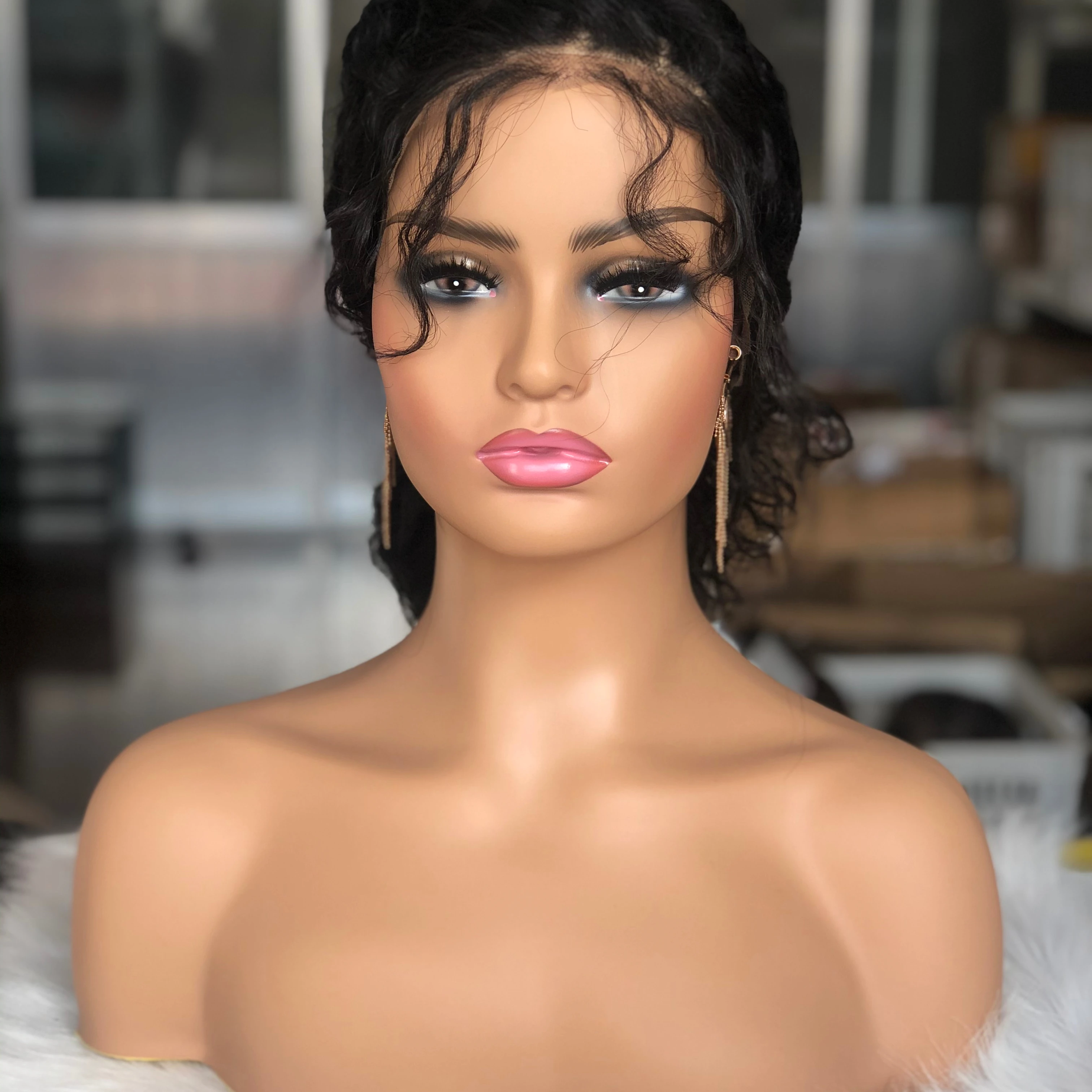 
face training mannequin head with shoulder for haird mannequin with shoulders headsMannequin Head with Shoulder 