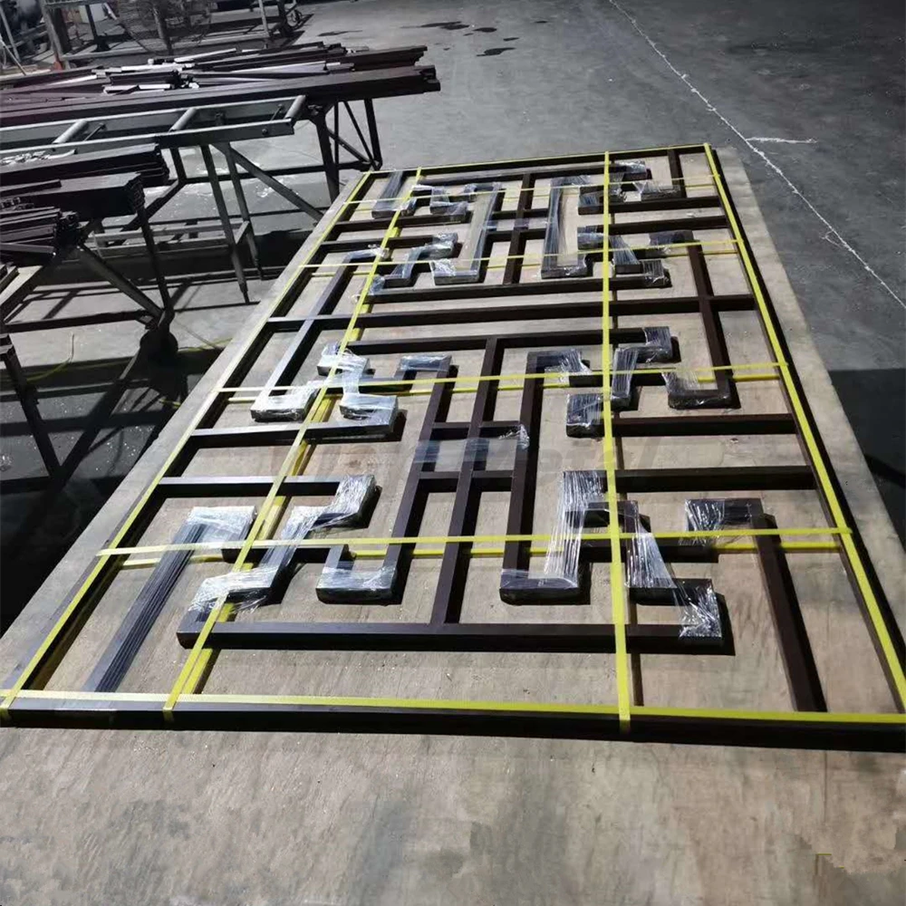 Custom Metal Alloy Laser Cutting Cast Perforated Panels for Exterior Facade Wall