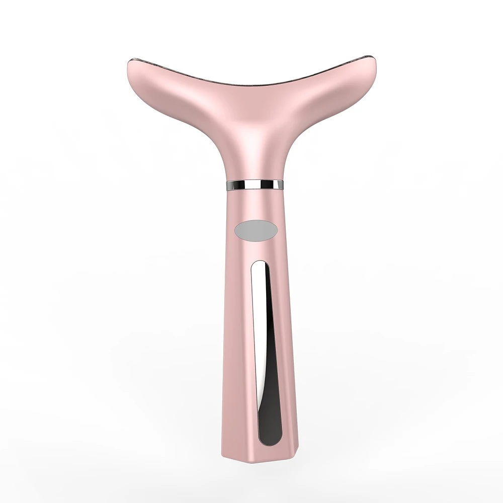 Electric Face Neck Lifting Massager Heat Vibration LED Neck Beauty Device for Skin Tighten Anti-Wrinkle Anti-aging