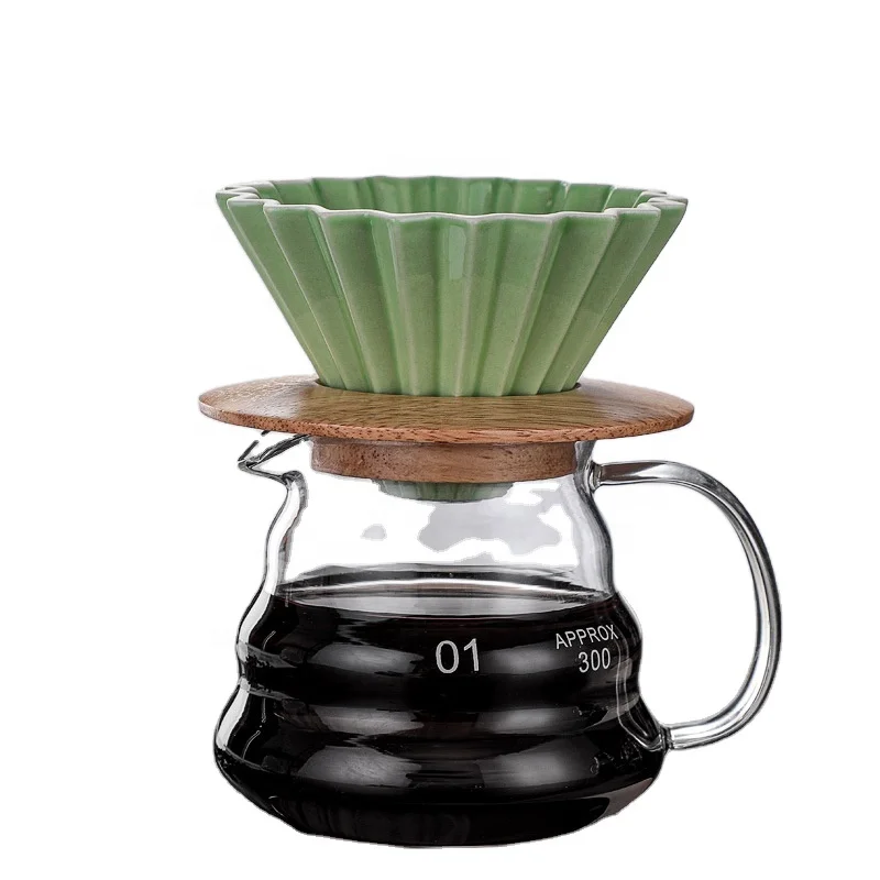 Новое поступление чашка для кофейного фильтра эспрессо Керамическая Кофеварка с подставкой капельница V6 аксессуары кофе