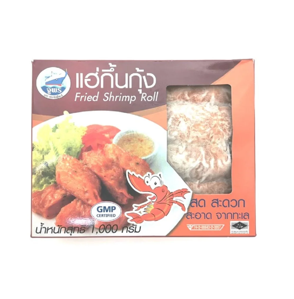 The Premium Quality of Roll Fried Seafood Snacks Shrimp from Thailand by JUPORN MAHACHAI