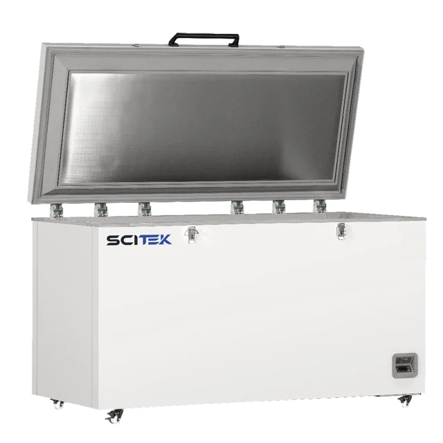 SCITEK 320 liters Microprocessor High and low temperature alarm low temperature freezer