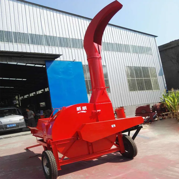 weiwei farm chaff cutter machines and equipment feed horse cattle goat price 10T per hour 15kw tractor PTO drive