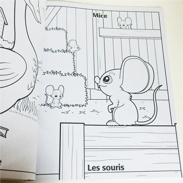 Top Fashion mini children magic water painting book coloring book for children with stickers