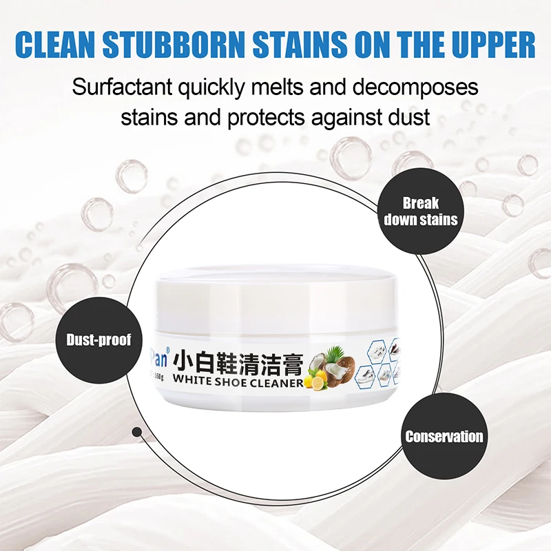 Wholesale Customized Good Quality Shoe Cleaning Cream White Shoe Cleaner
