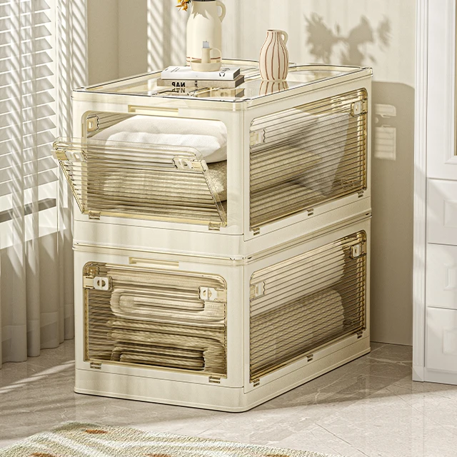 High Quality Foldable Square Plastic Lockers for Clothing Injection Techniques Europe Design Style Produced by Strength Factory