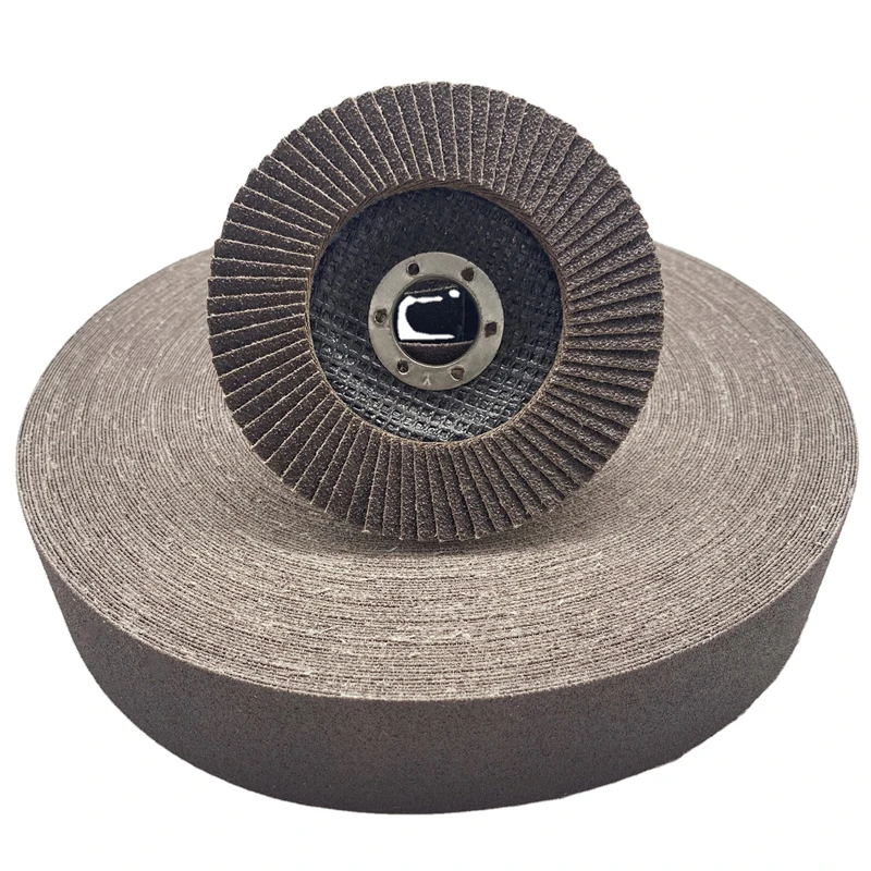 high quality brown calcined aluminium oxide abrasive cloth Used for making skin flap wheel, skin flap disc and  sand belt
