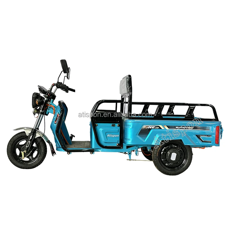 Wholesale Bulk Electric Cargo Agricultural Tricycle Turkey Bike Cargo Scooter Volta Electric Cargo Tricycle For Adult