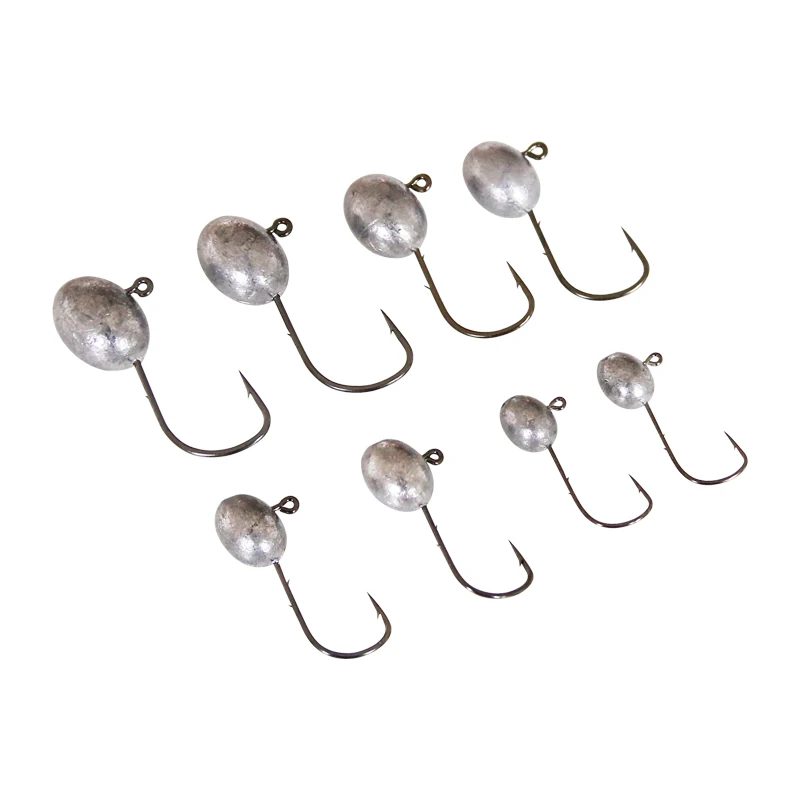 Mustad Jig Head Hook 1.5g/2g/2.5g/3g/4g/5g/6g/7g Fishing Hard Bait Original Lead Head Hook